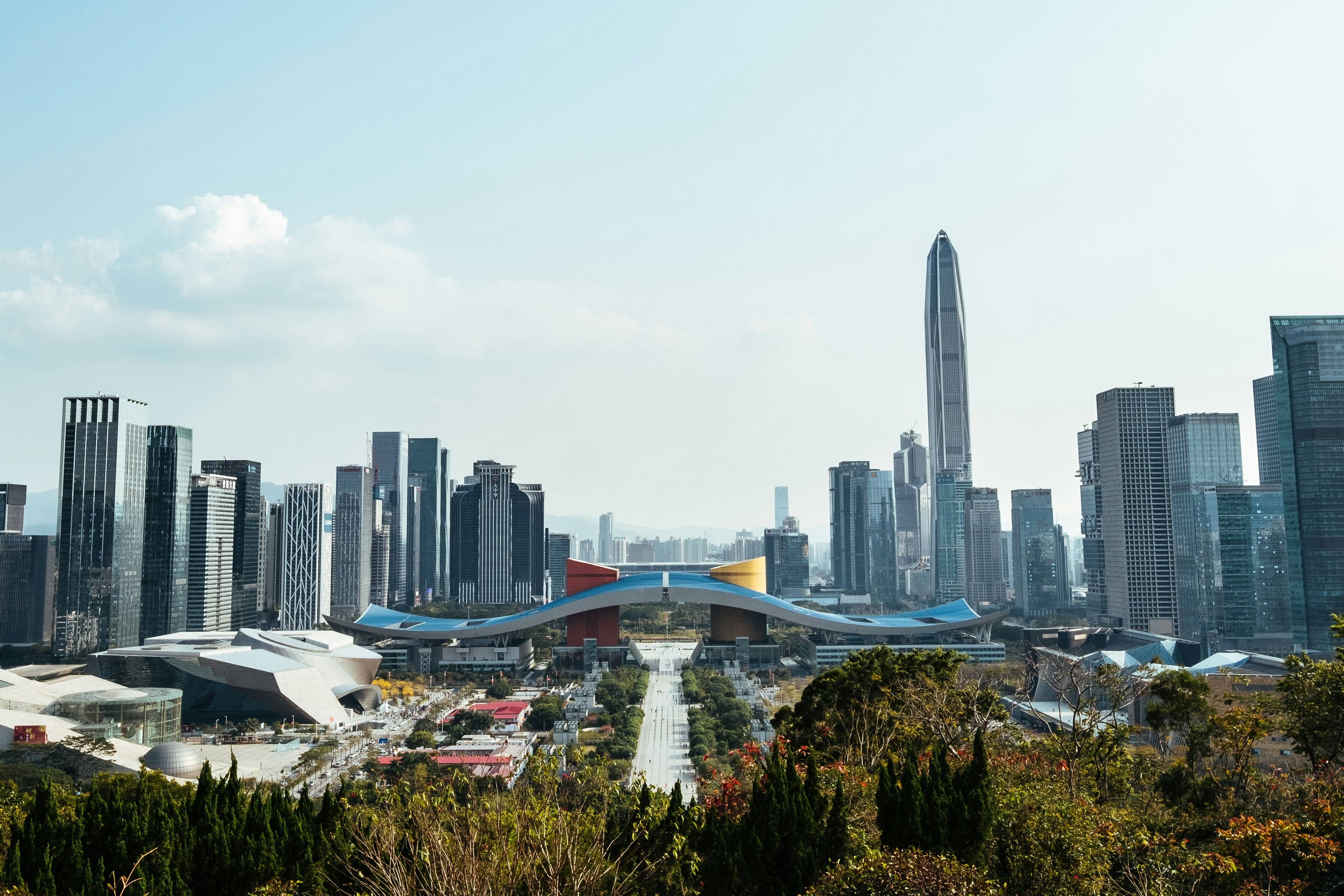 landscape photo of a city skyline